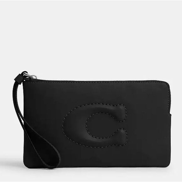 RETAIL Coach Zebra Print Willow Bucket Bag + Black Coach "Pillow" Wristlet - Picture 7 of 16